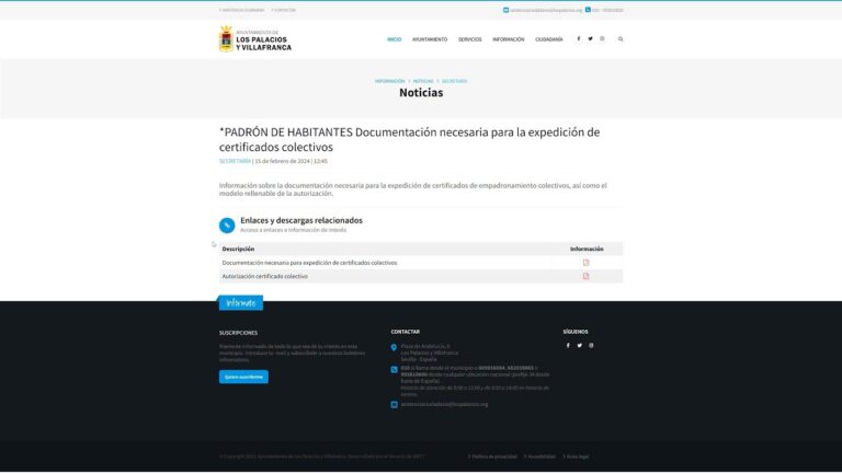 Guía para inscribirse en el padrón en Las Cabezas de San Juan